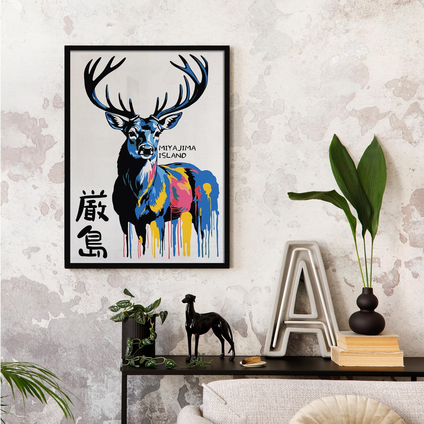 Miyajima Island Deer Print