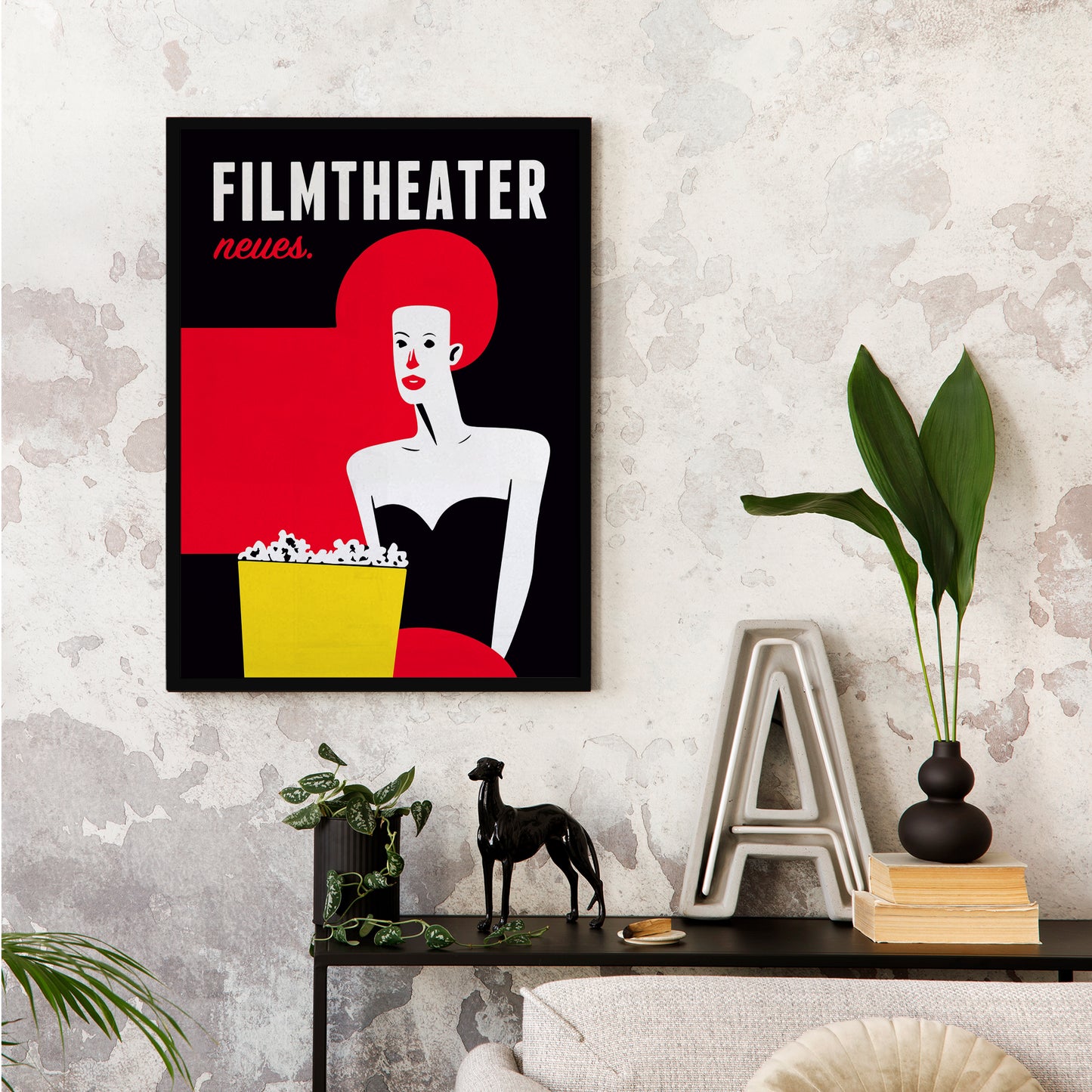 Filmtheater Neues Vintage Cinema Poster