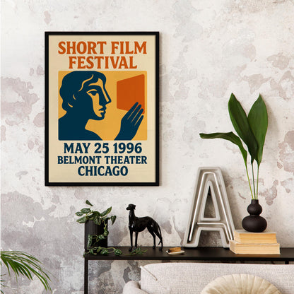 Short Film Festival Vintage Poster