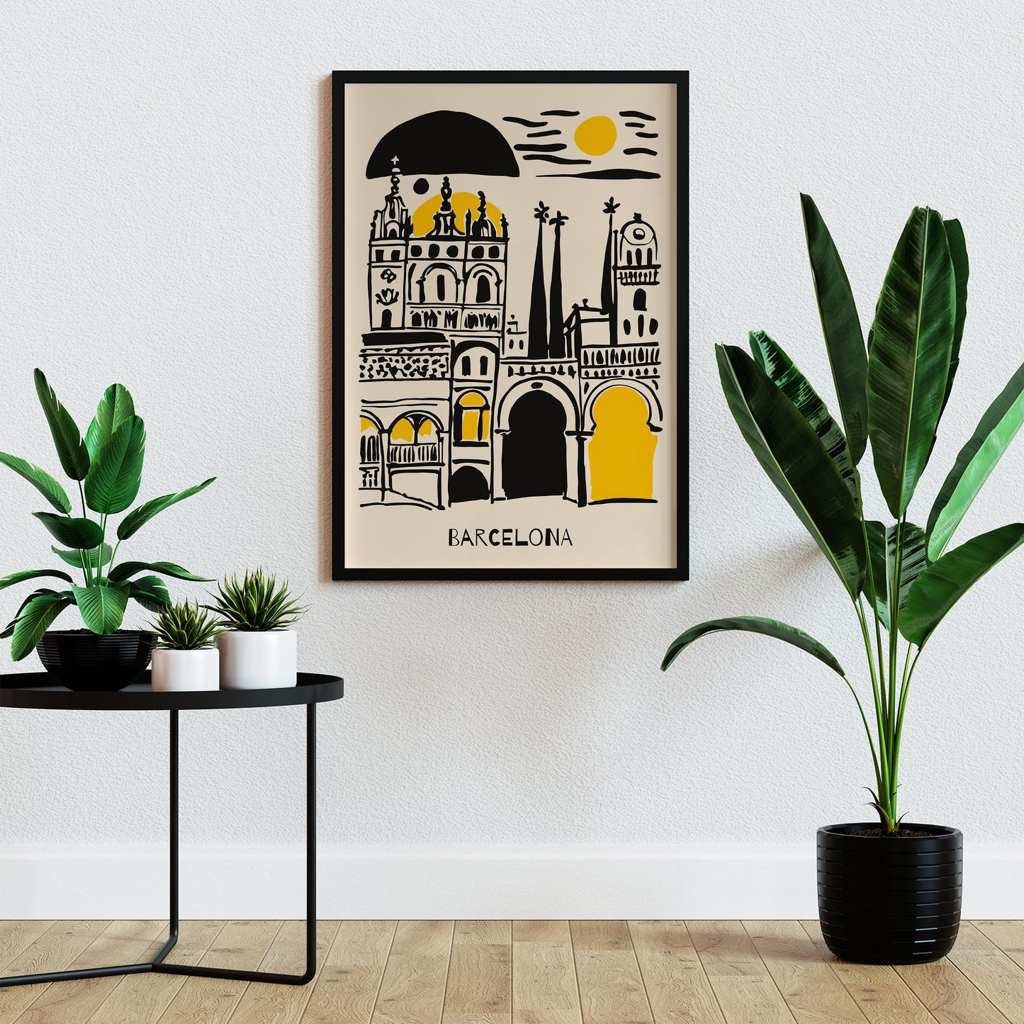 Barcelona Handdrawn Style Poster