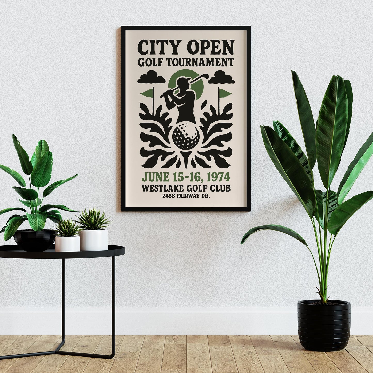 City Open Golf Poster