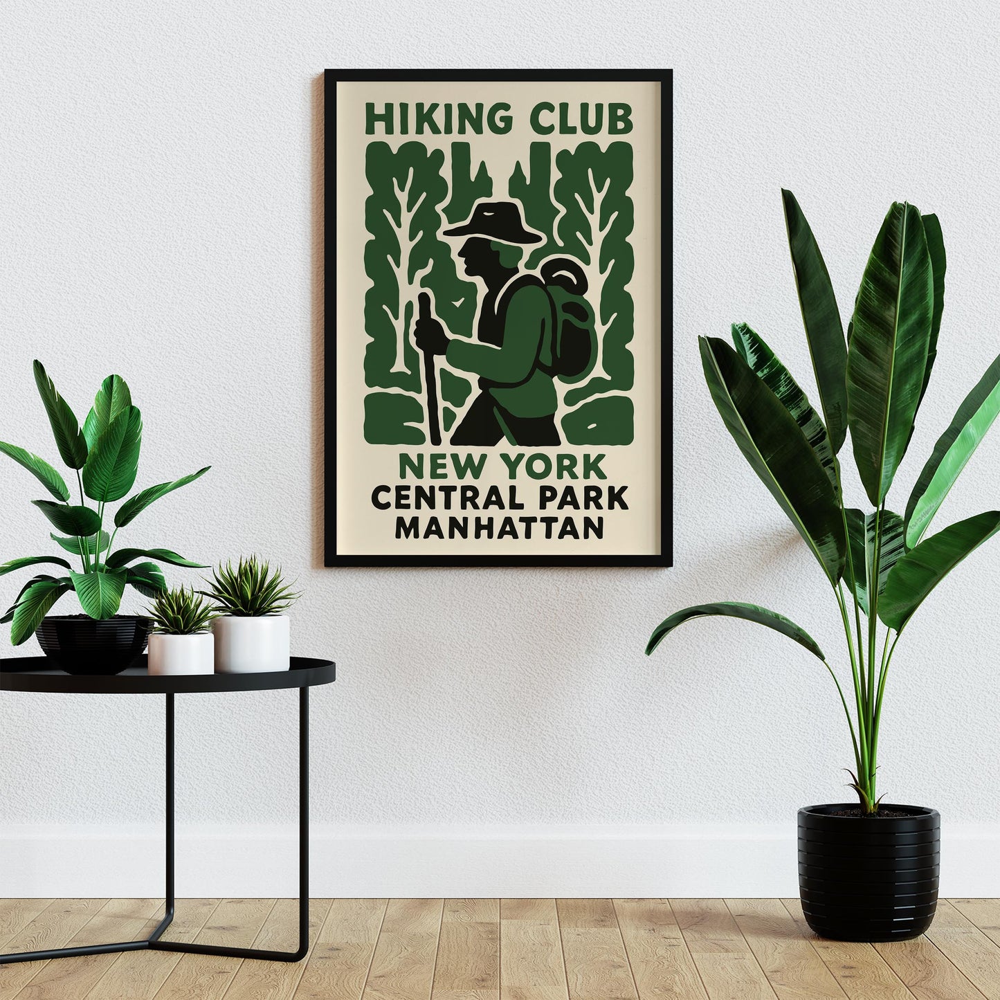 Hiking Club Central Park Poster
