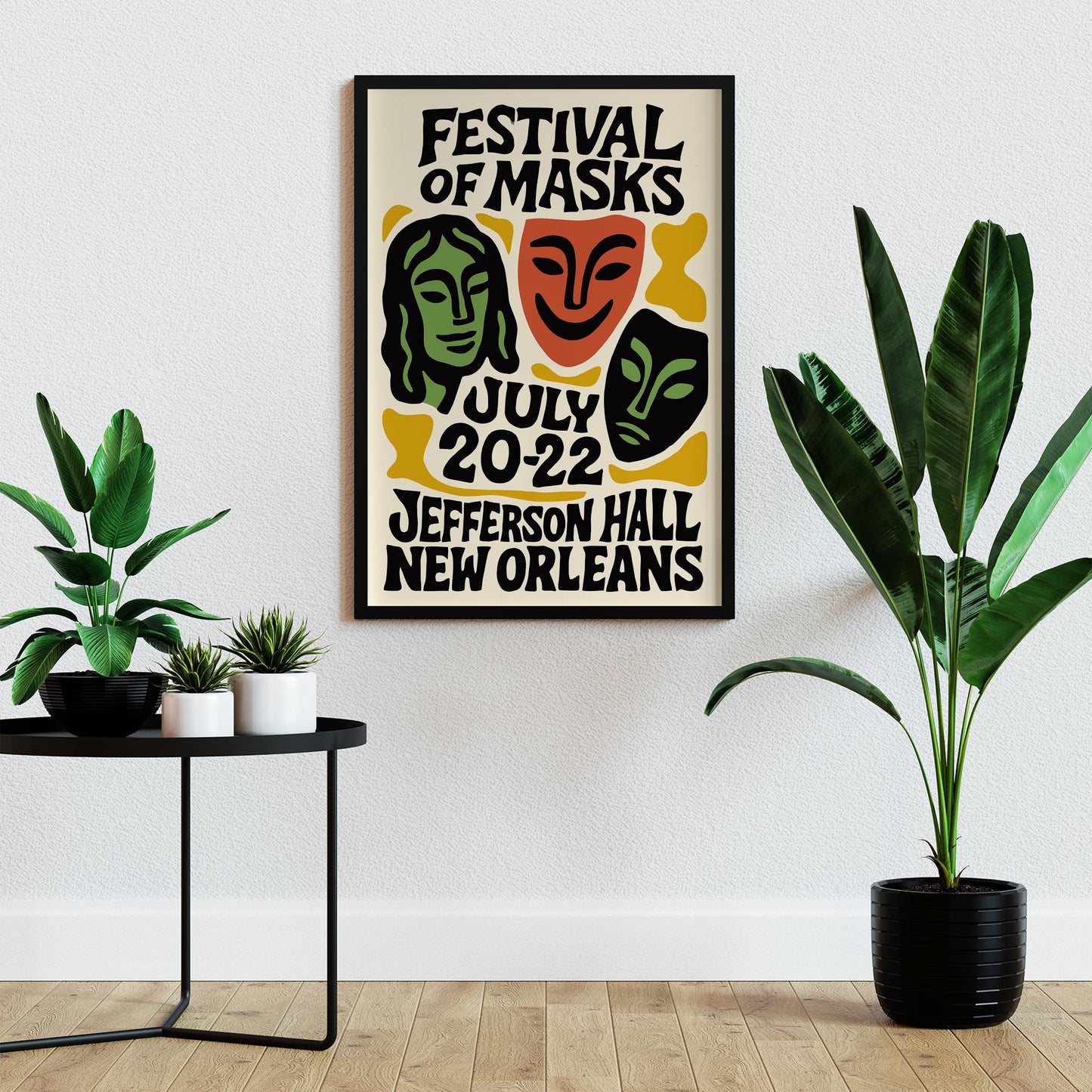 Festival of Masks Wall Art