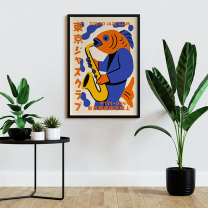 Tokyo Jazz Fish Poster