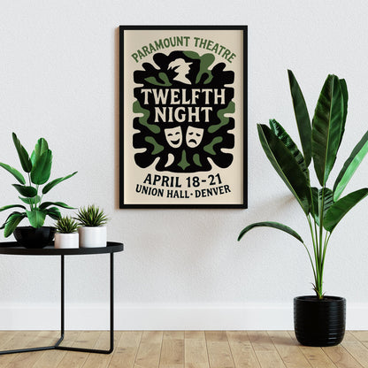 Twelfth Night Theatre Poster