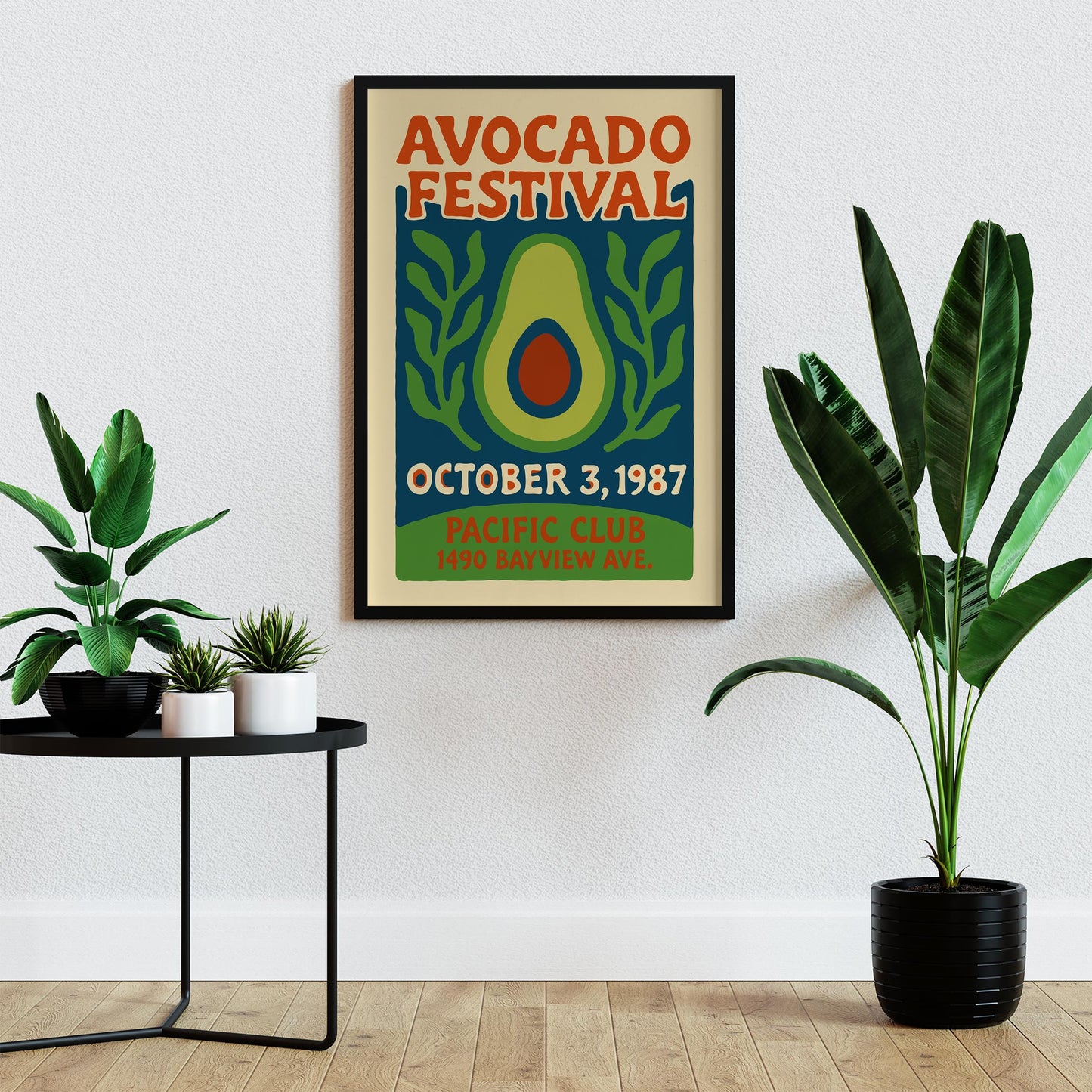 1987 Avocado Festival Poster Print