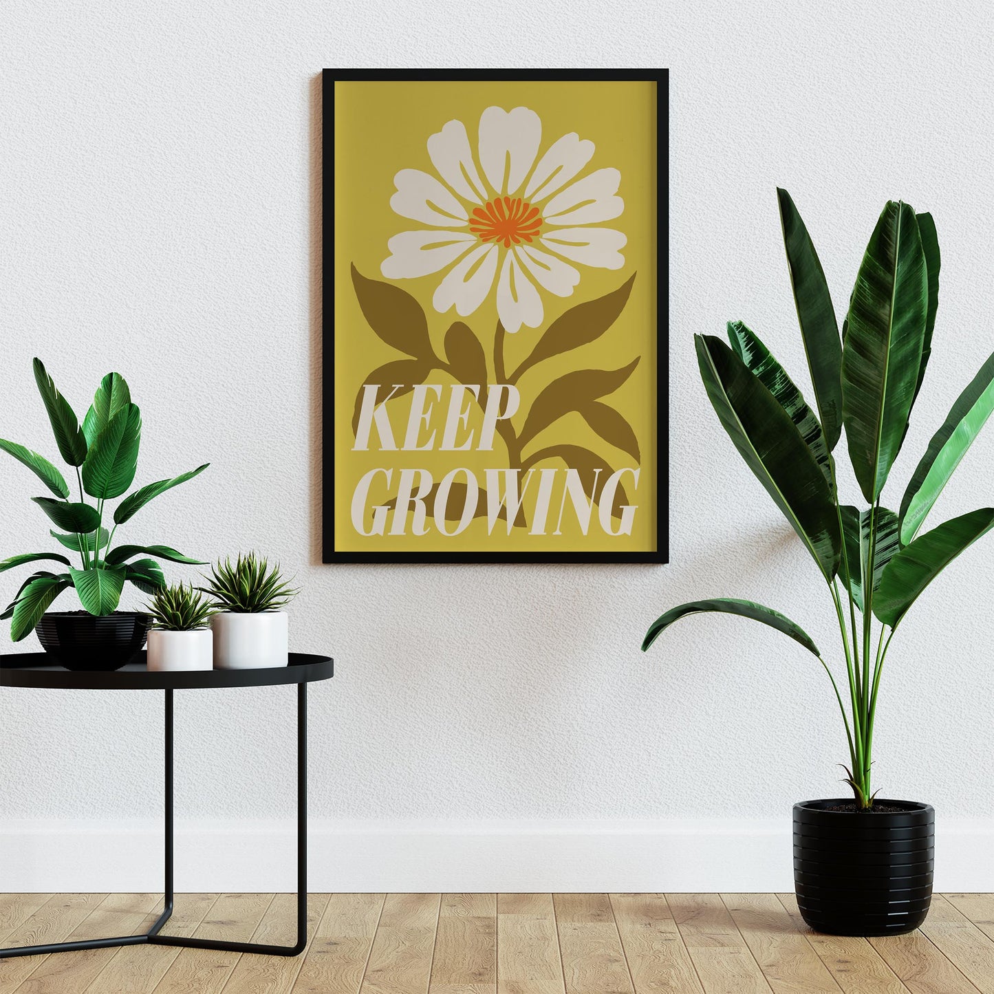 Keep Growing Flower Print