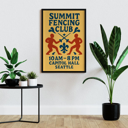 Summit Fencing Club Poster