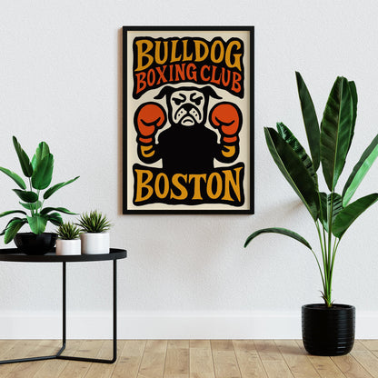 Bulldog Boxing Club Poster