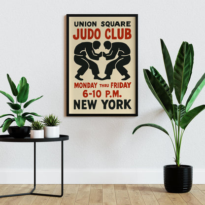 Union Square Judo Club Poster