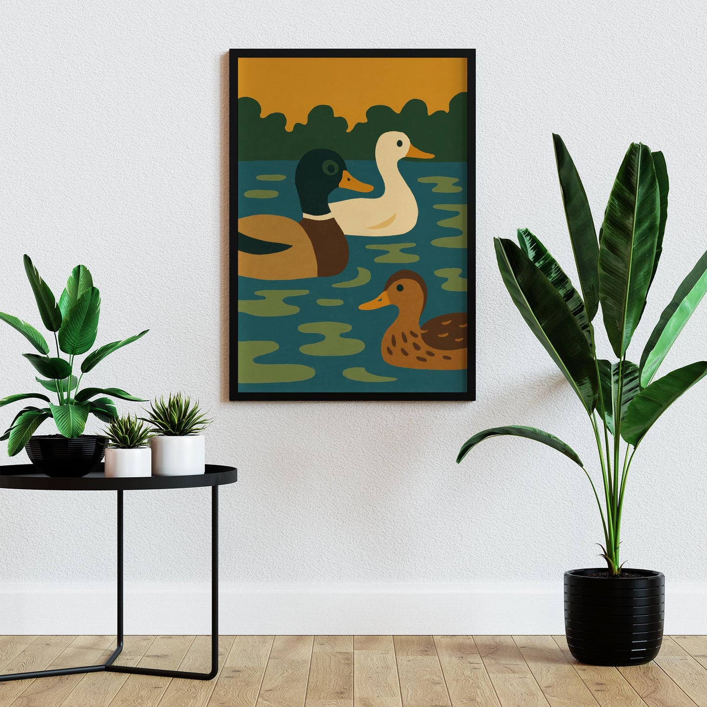 Mallard Ducks Lake Poster