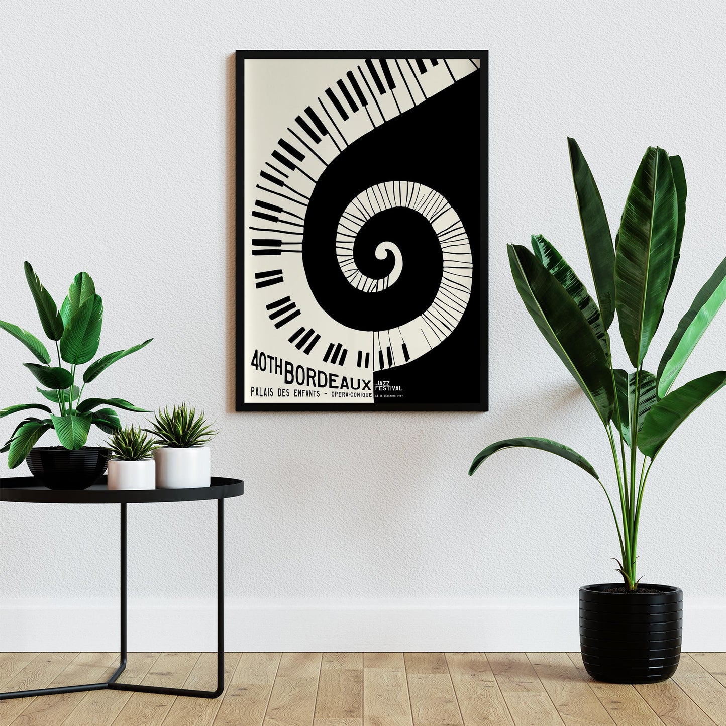 Bordeaux Jazz Poster Print
