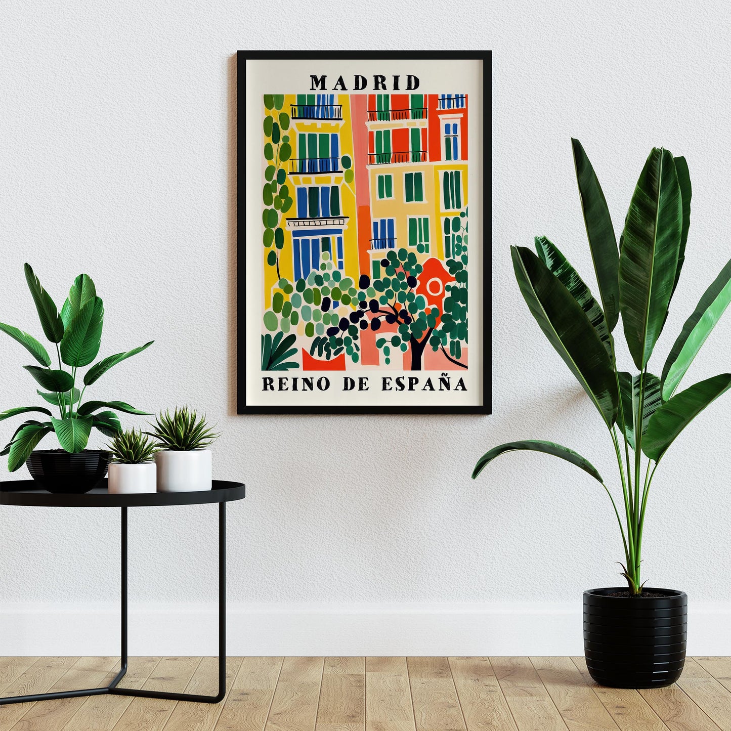 Madrid Spain Travel Poster Print