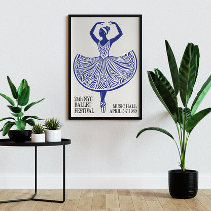 NYC Ballet Festival Poster Print