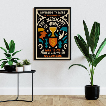Merchant of Venice Theater Poster