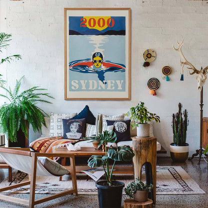 Sydney 2000 Swimming Poster Print