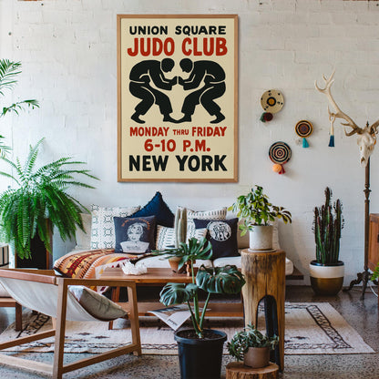Union Square Judo Club Poster