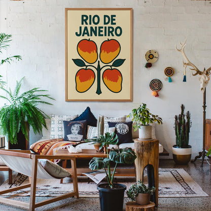 Rio Mango Bloom Poster