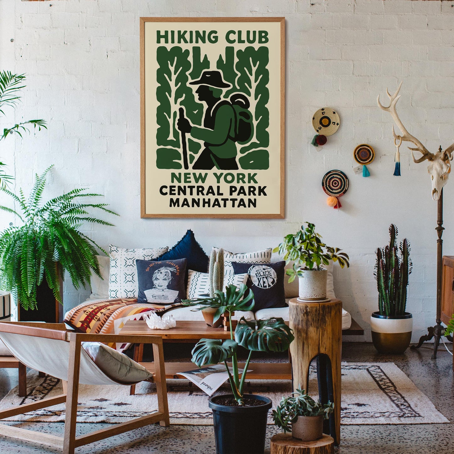 Hiking Club Central Park Poster