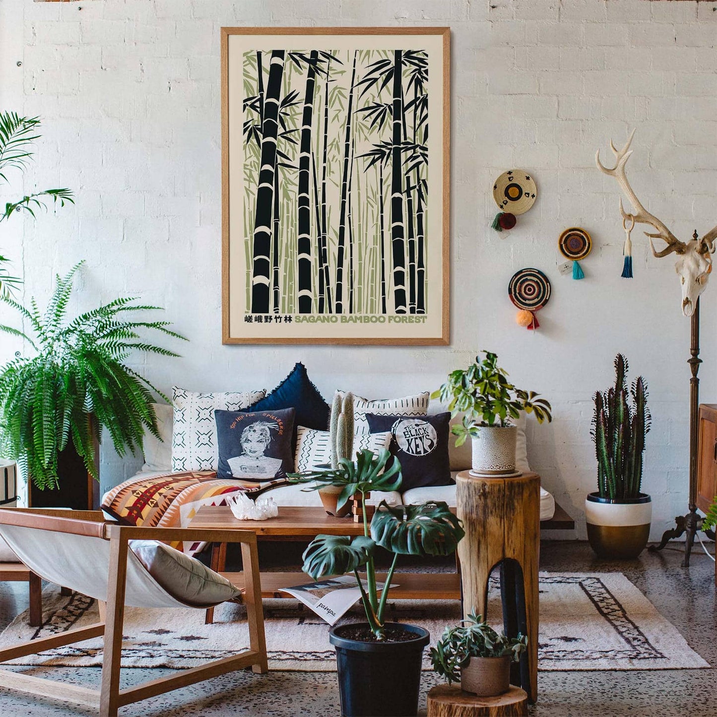 Kyoto Sagano Bamboo Grove Wall Art Print