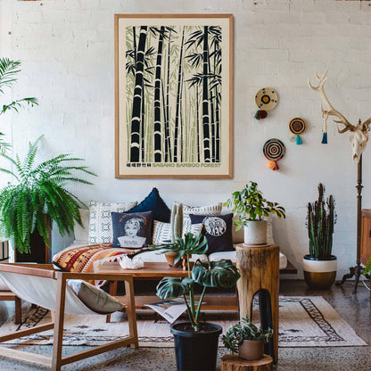 Kyoto Sagano Bamboo Grove Wall Art Print