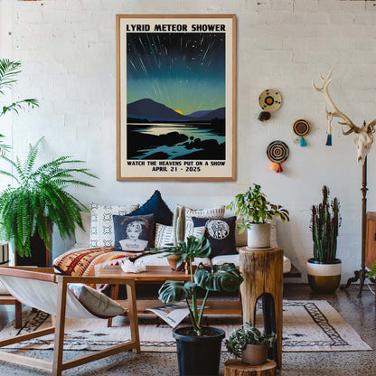 Lyrid Meteor Shower Poster