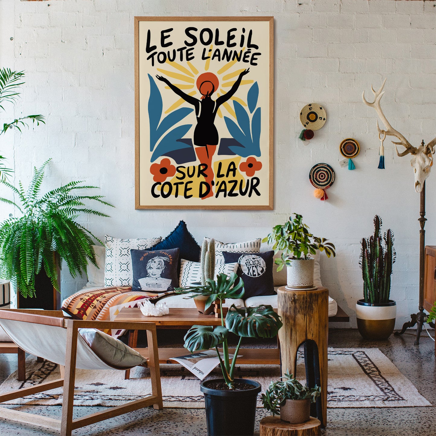 Le Soleil Sur La Côte d’Azur Poster