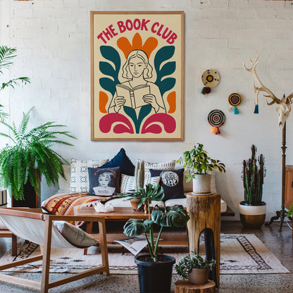Book Club Wall Art Print