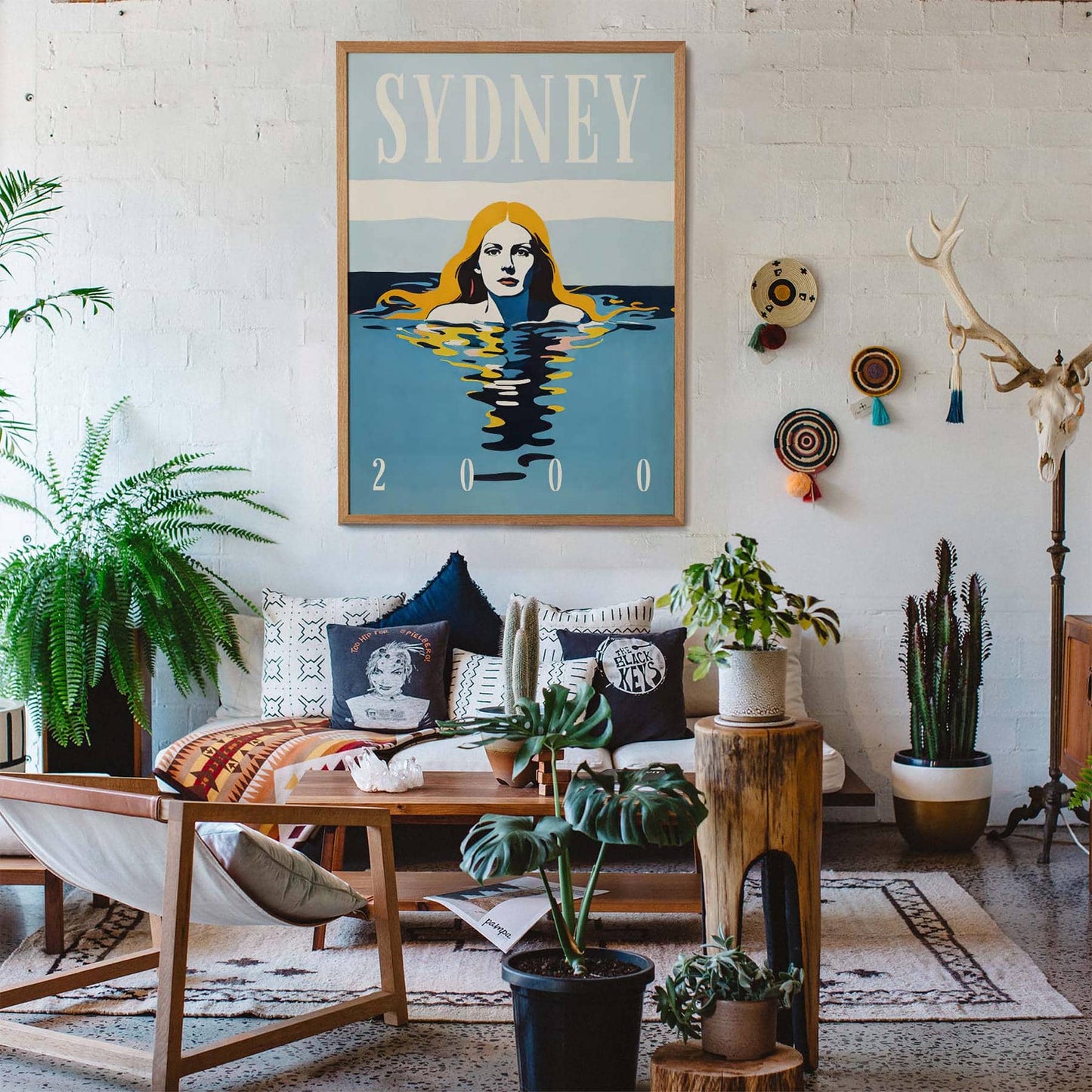 Sydney 2000 Swimmer Poster Print