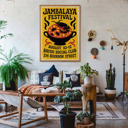 Jambalaya Festival Poster Print