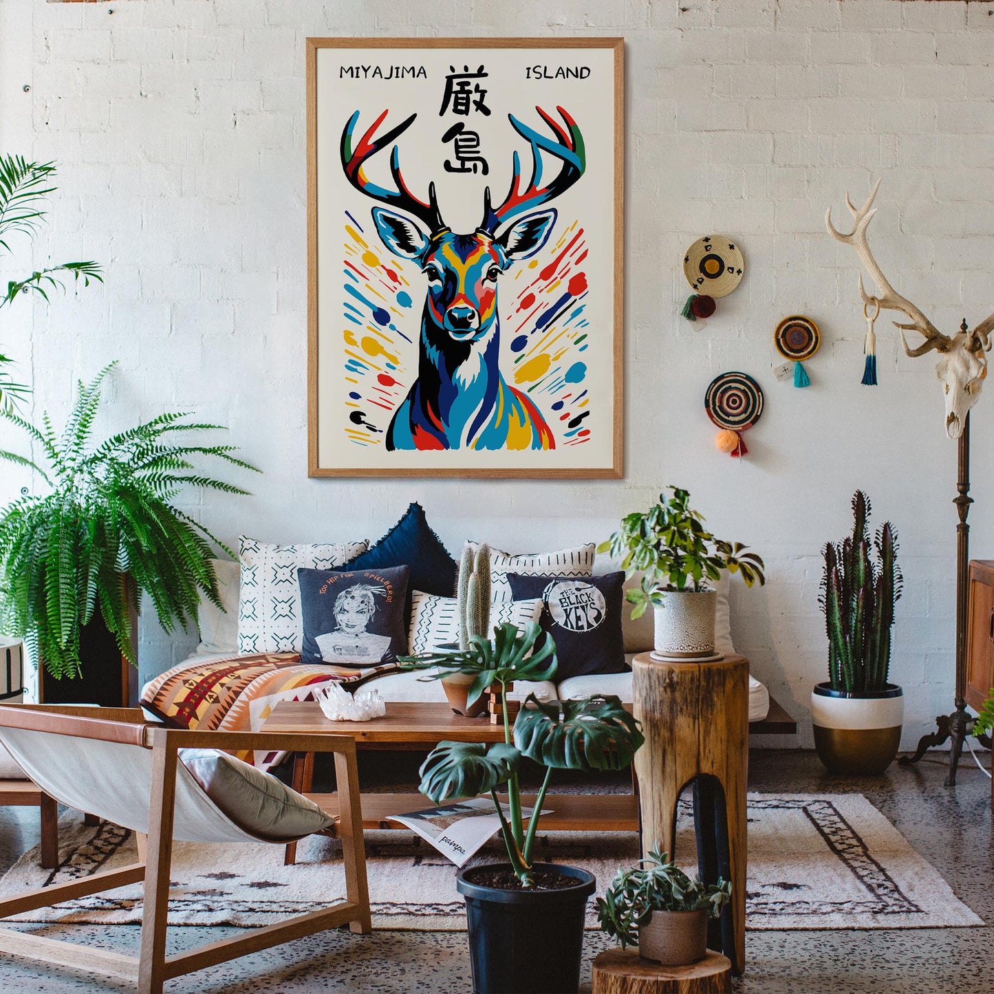 Japanese Miyajima Island Deer Wall Art