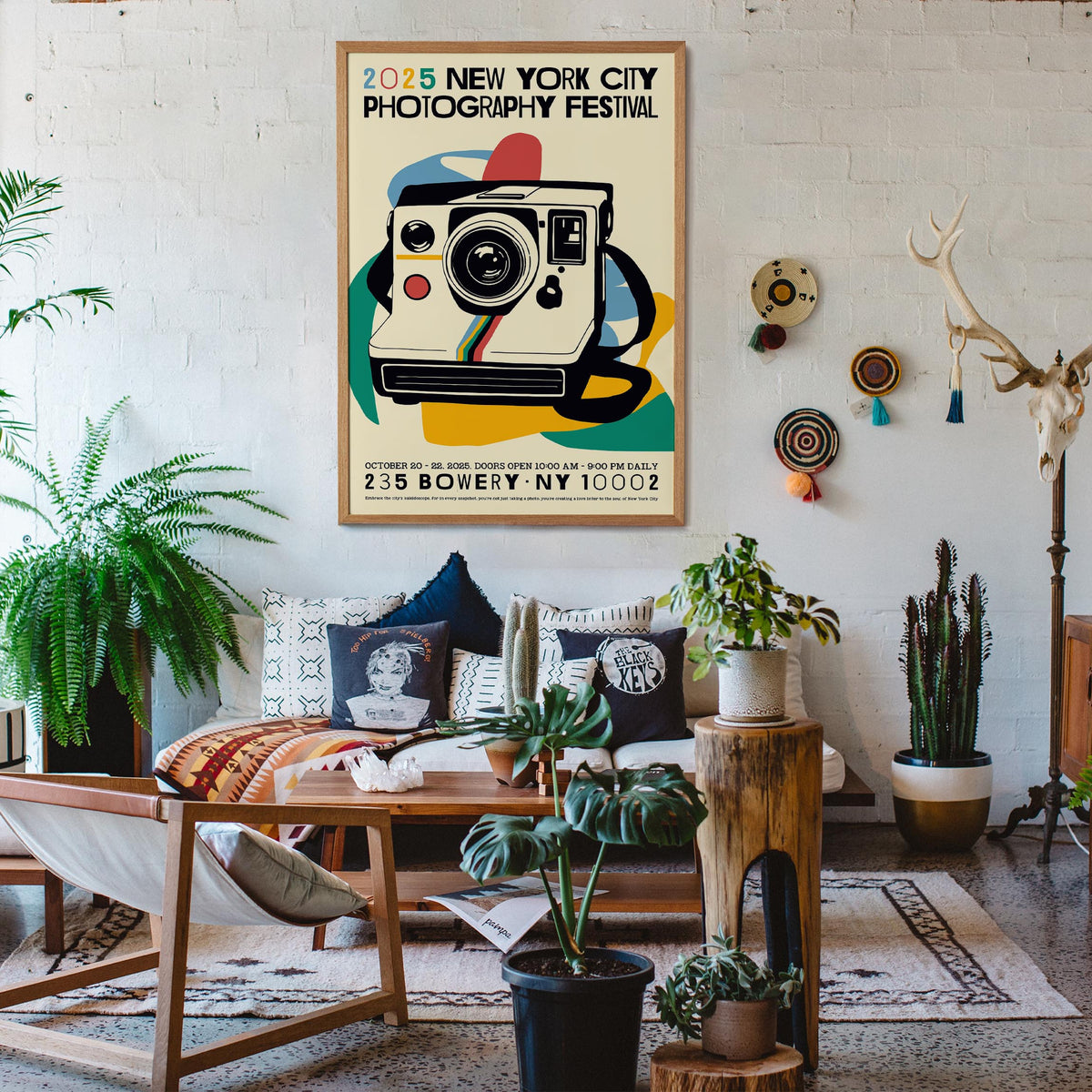 Photography Festival Camera Poster Print