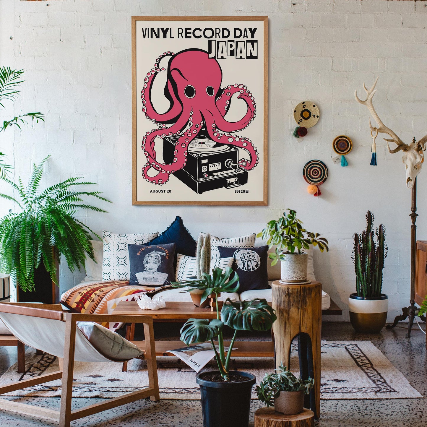 Vinyl Record Day Japan Octopus Poster
