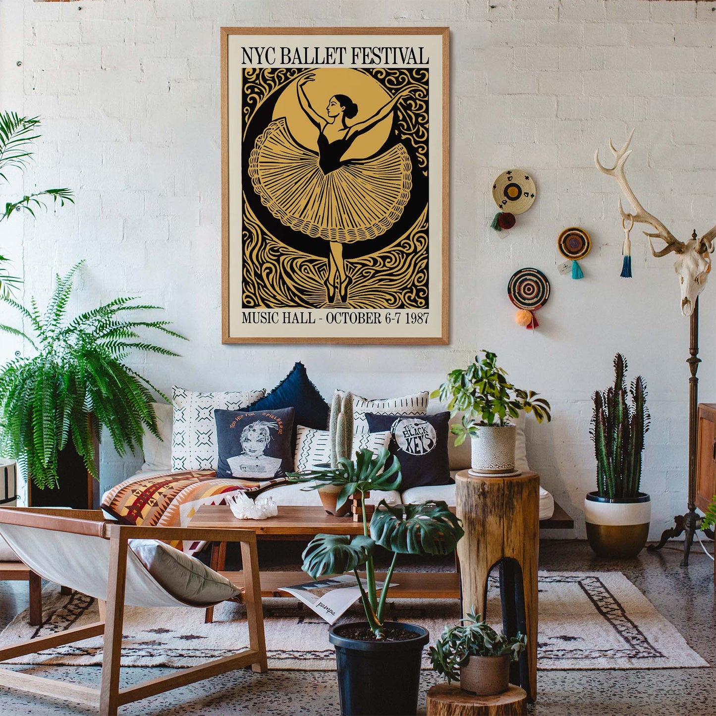NYC Ballet Festival 1987 Poster Print