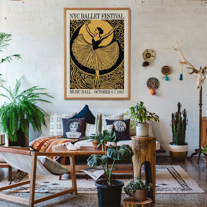 NYC Ballet Festival 1987 Poster Print