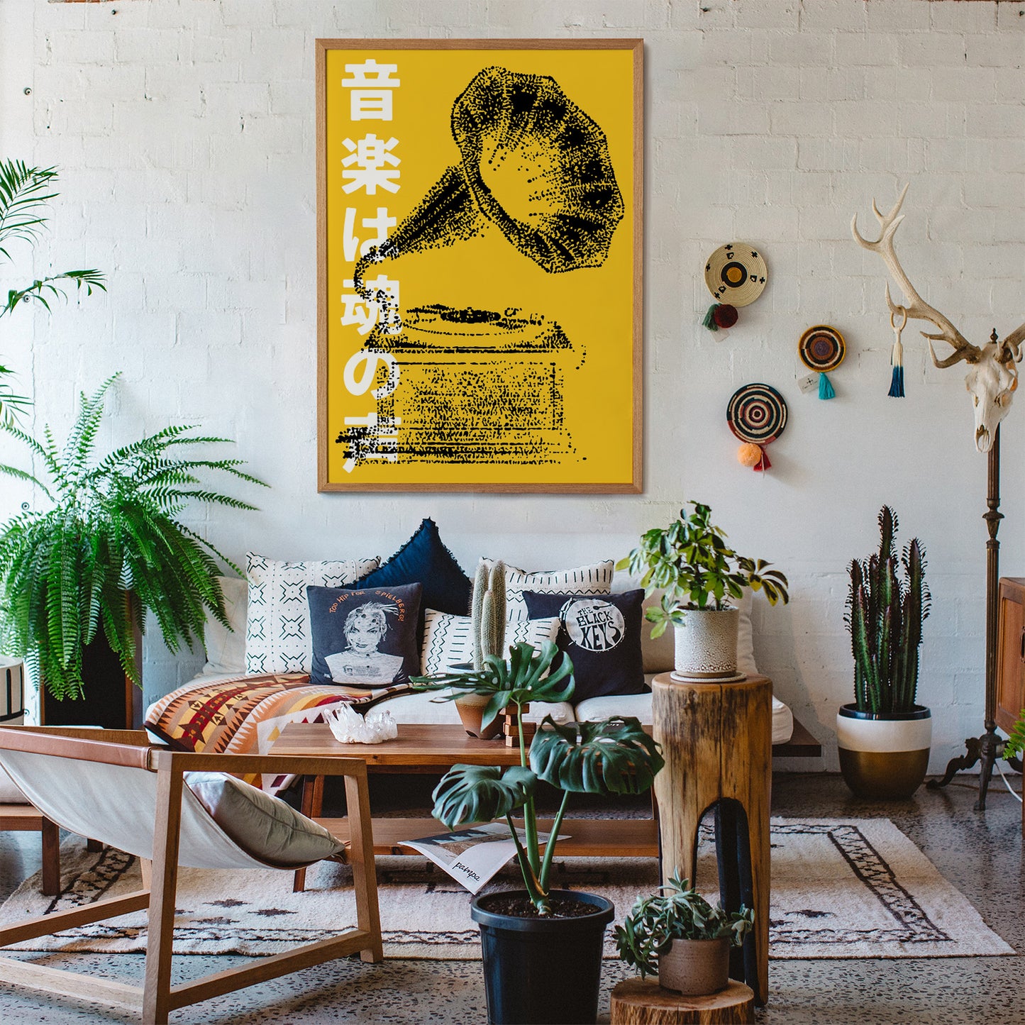 Tokyo Retro Gramophone Poster