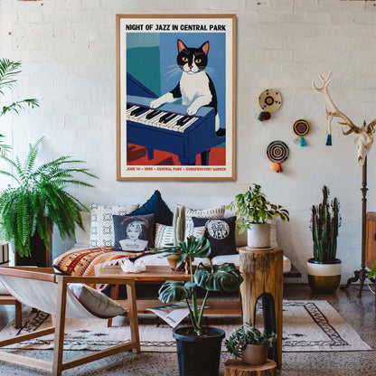 1995 Central Park Jazz Poster