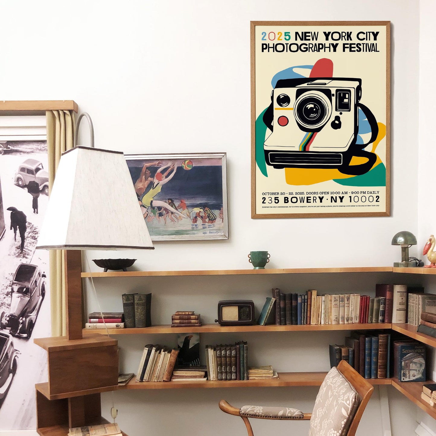 Photography Festival Camera Poster Print