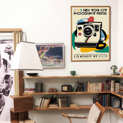 Photography Festival Camera Poster Print