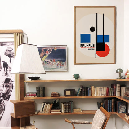 Bauhaus Geometric Design Poster Print