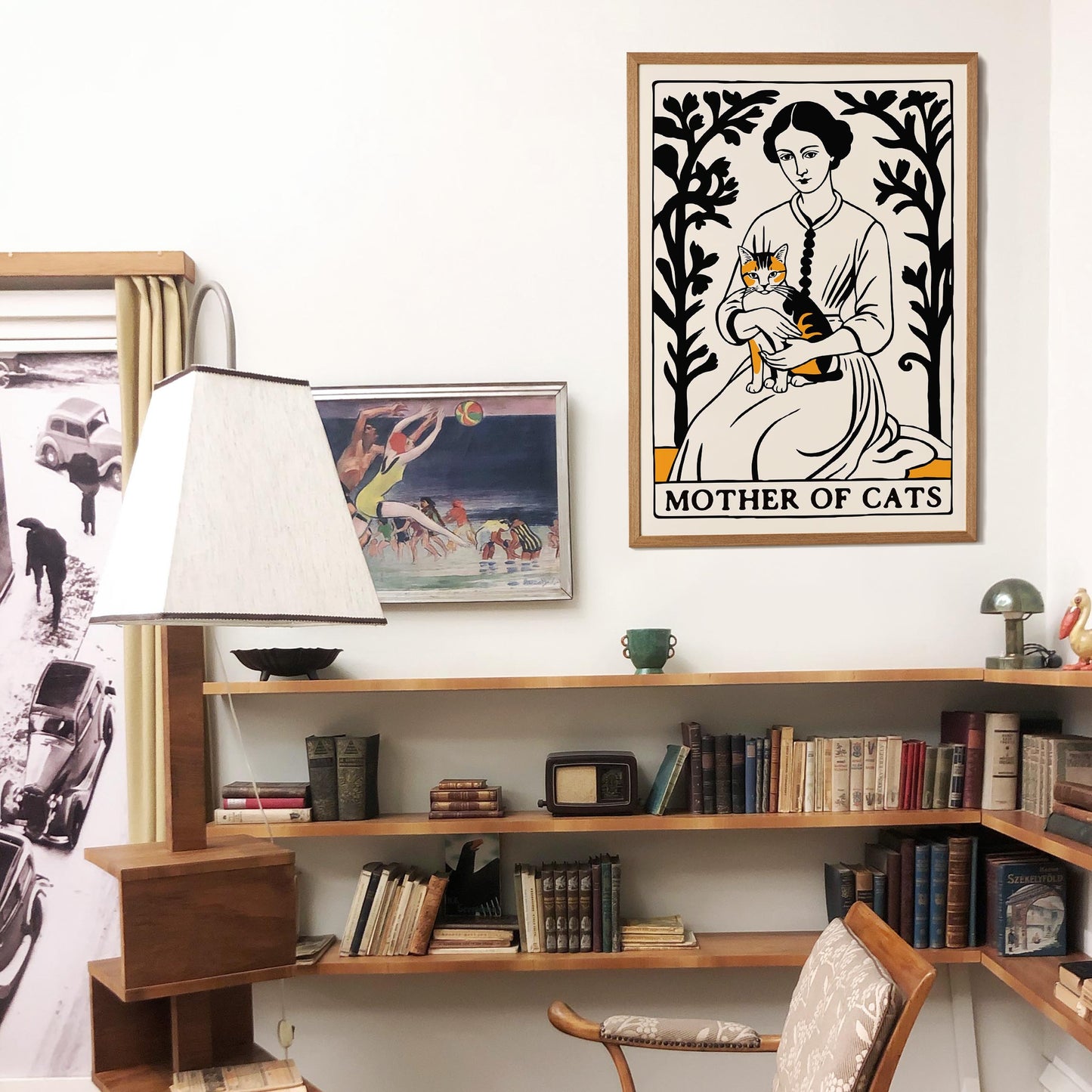 Mother of Cats Illustration Art Print