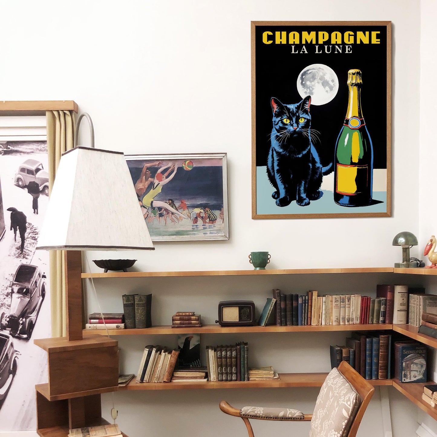 Champagne La Lune Print