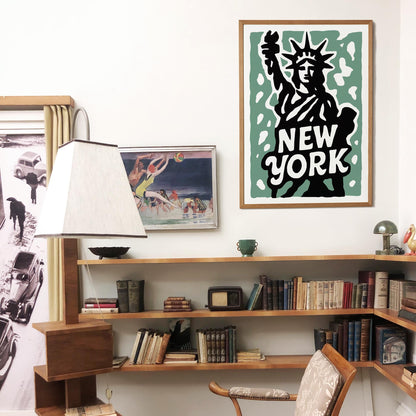 New York Statue Print