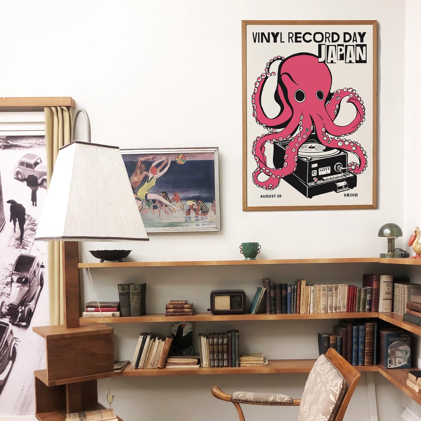 Vinyl Record Day Japan Octopus Poster