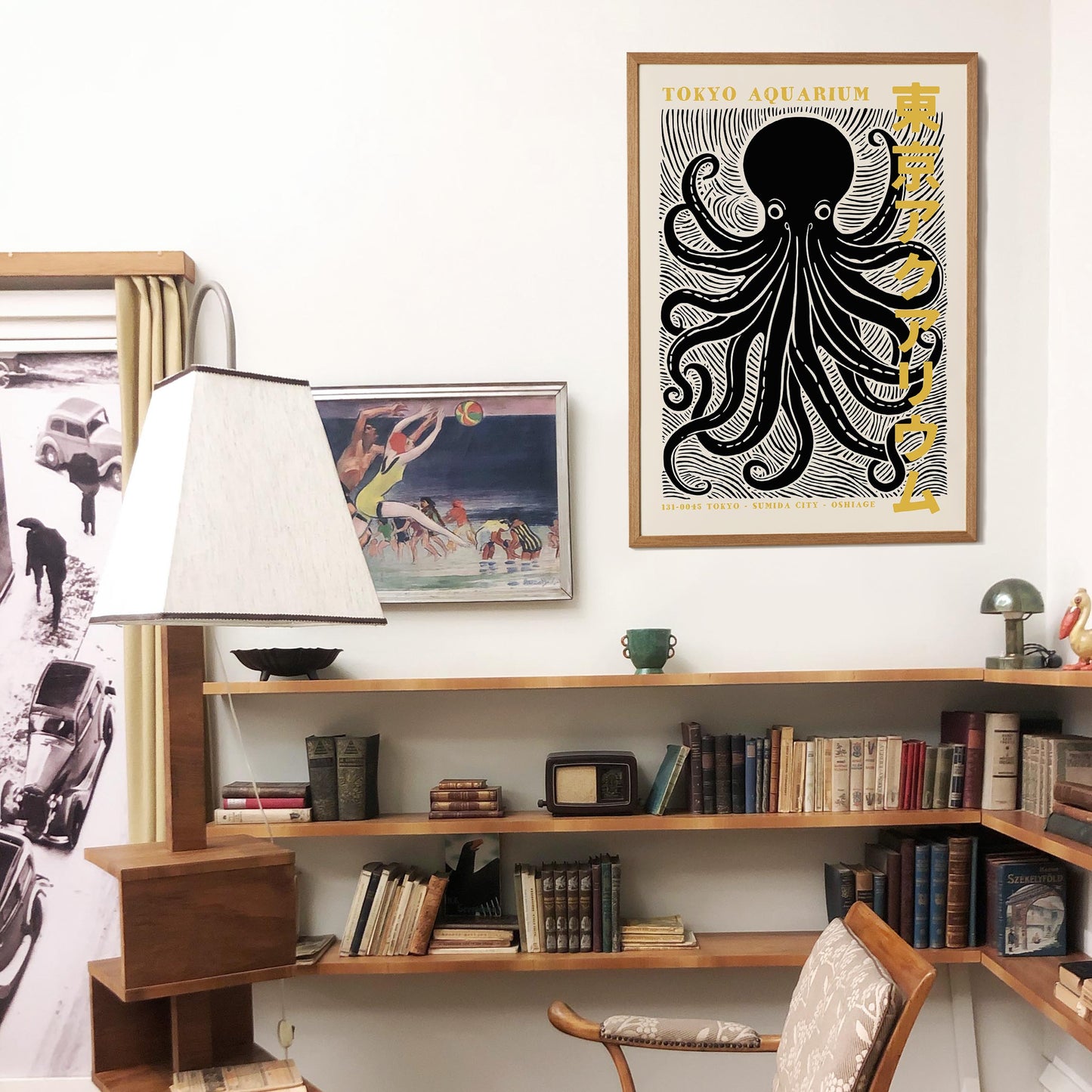 Tokyo Aquarium Octopus Poster