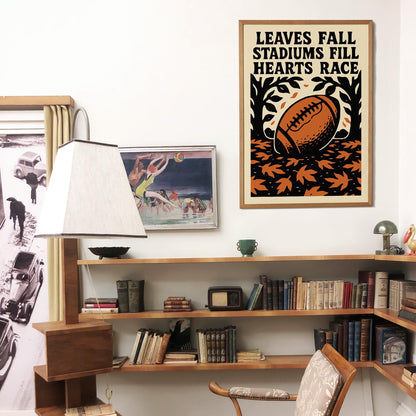 Autumn Football Season Poster