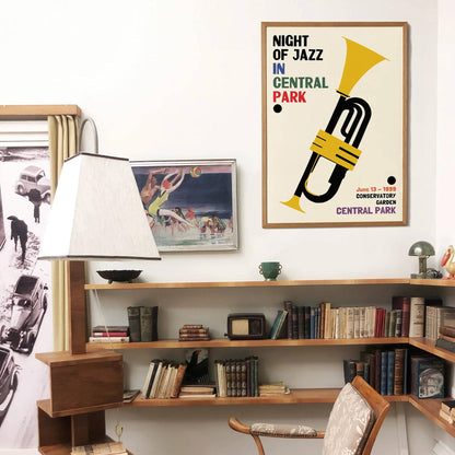 Central Park 1999 Jazz Festival Poster