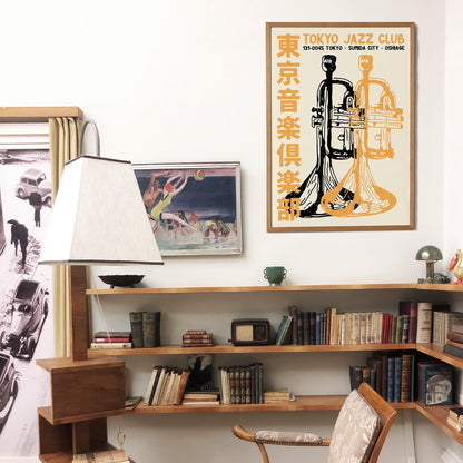 Tokyo Jazz Club Wall Art