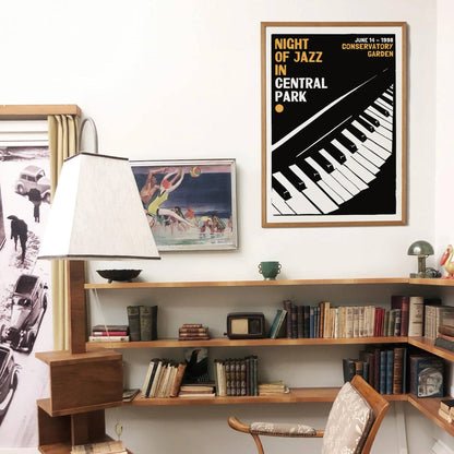 Night of Jazz - Central Park 1998 Poster