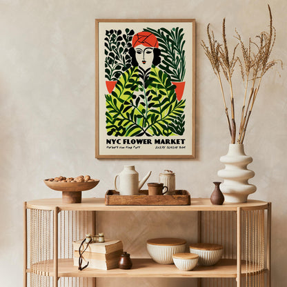 NYC Flower Market Botanical Wall Art